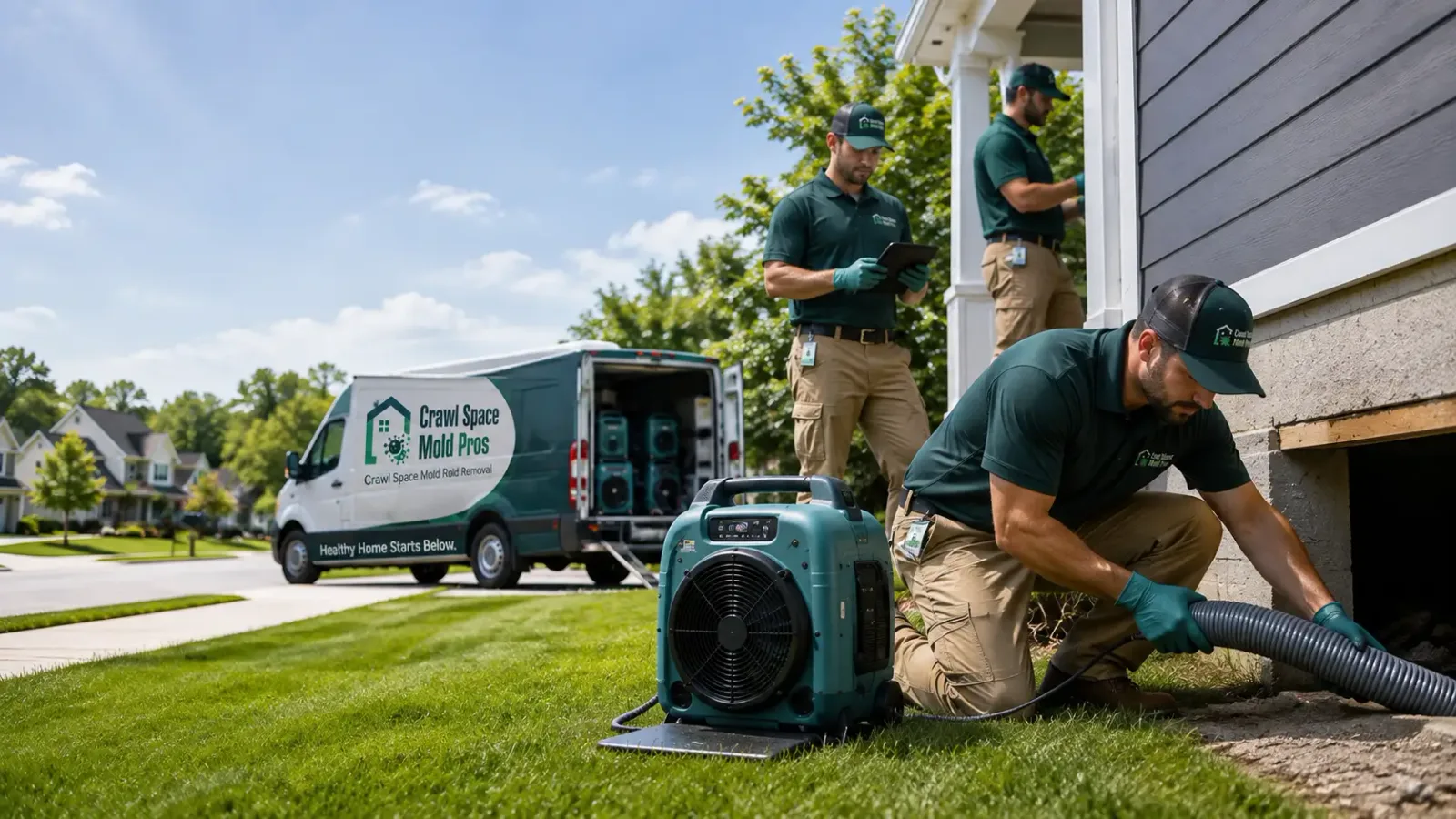 Crawl Space Mold Removal in Highland, CA
